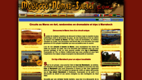 What Morocco-nomad-safari.com website looked like in 2020 (4 years ago)