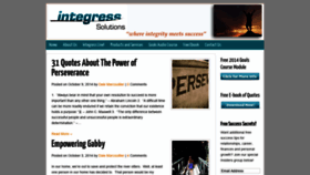 What Myintegress.com website looked like in 2020 (4 years ago)