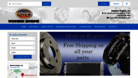 What Modernengine.com website looked like in 2020 (3 years ago)