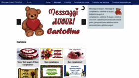 What Messaggiauguricartoline.com website looked like in 2020 (4 years ago)