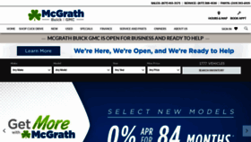 What Mcgrathbgc.com website looked like in 2020 (4 years ago)