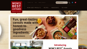 What Momsbestcereals.com website looked like in 2020 (4 years ago)