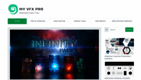What Myvfxpro.com website looked like in 2020 (4 years ago)