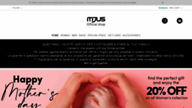 What Mjus-shop.com website looked like in 2020 (3 years ago)
