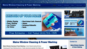 What Mainewindowcleaning.com website looked like in 2020 (3 years ago)