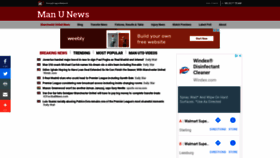 What Manunews.com website looked like in 2020 (3 years ago)