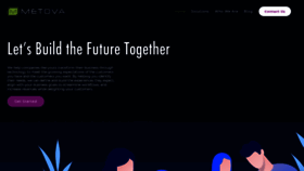 What Metova.com website looked like in 2020 (4 years ago)