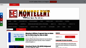 What Montelent.com website looked like in 2020 (3 years ago)