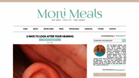 What Monimeals.com website looked like in 2020 (3 years ago)