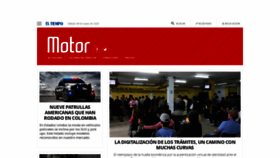 What Motor.com.co website looked like in 2020 (6 years ago)