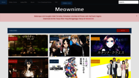 What Meownime.moe website looked like in 2020 (4 years ago)