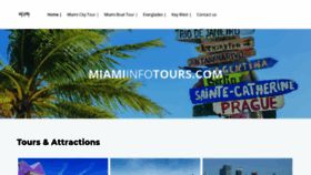 What Miamiinfotours.com website looked like in 2020 (3 years ago)