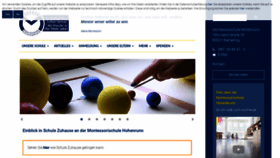 What Montessorischule-hohenbrunn.de website looked like in 2020 (3 years ago)