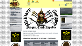 What Military-antiques.cz website looked like in 2020 (4 years ago)