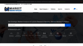 What Marketresearchintellect.com website looked like in 2020 (4 years ago)