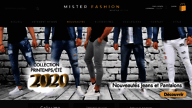 What Misterfashion.fr website looked like in 2020 (4 years ago)