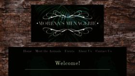 What Mmenagerie.com website looked like in 2020 (4 years ago)