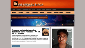 What Moodle.biada.org website looked like in 2020 (4 years ago)