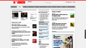 What Morningstar.co.in website looked like in 2020 (3 years ago)