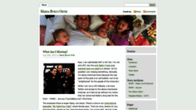 What Mariaburnsortiz.com website looked like in 2020 (4 years ago)