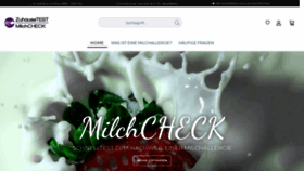 What Milchcheck.de website looked like in 2020 (3 years ago)