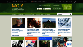 What Mojageneracija.si website looked like in 2020 (4 years ago)