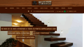 What Madeiraodasamericas.com.br website looked like in 2020 (4 years ago)