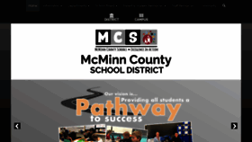 What Mcminnschools.com website looked like in 2020 (3 years ago)