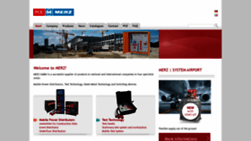 What Merz-elektro.de website looked like in 2020 (4 years ago)