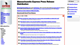 What Massachusetts-press-release.com website looked like in 2020 (4 years ago)