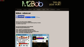 What M2bob.net website looked like in 2020 (3 years ago)