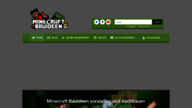What Minecraft-bauideen.de website looked like in 2020 (3 years ago)