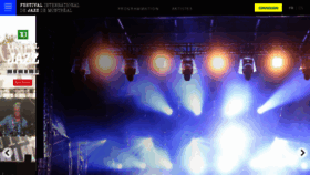 What Montrealjazzfest.com website looked like in 2020 (5 years ago)
