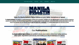 What Manilabulletin.pressreader.com website looked like in 2020 (4 years ago)