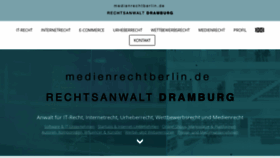 What Medienrechtberlin.de website looked like in 2020 (3 years ago)