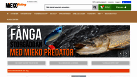 What Miekofishing.se website looked like in 2020 (5 years ago)