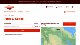 What Myhoneybakedstore.com website looked like in 2020 (3 years ago)