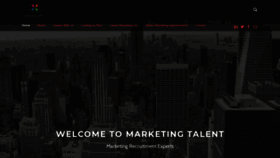 What Marketing-talent.co.uk website looked like in 2020 (3 years ago)