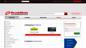 What Mercadomineiro.com.br website looked like in 2020 (3 years ago)