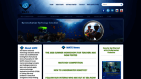 What Marinetech.org website looked like in 2020 (3 years ago)