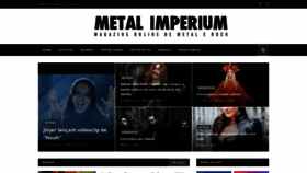What Metalimperium.com website looked like in 2020 (4 years ago)