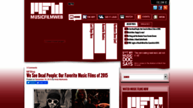 What Musicfilmweb.com website looked like in 2020 (3 years ago)