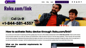 What My-rokucomlink.com website looked like in 2020 (4 years ago)