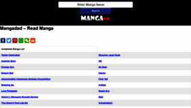 What Mangadad.com website looked like in 2020 (3 years ago)