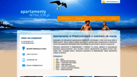 What Miedzyzdrojeurlop.pl website looked like in 2020 (3 years ago)