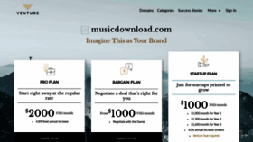 What Musicdownload.com website looked like in 2020 (3 years ago)