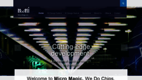 What Micromagic.com website looked like in 2020 (4 years ago)