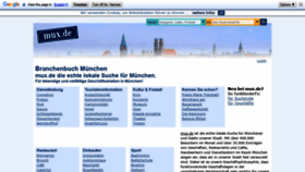 What Mux.de website looked like in 2020 (3 years ago)