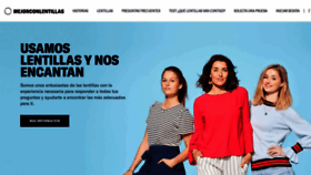 What Mejorconlentillas.com website looked like in 2020 (3 years ago)