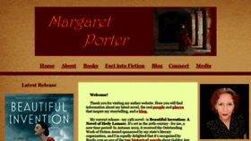 What Margaretporter.com website looked like in 2020 (3 years ago)